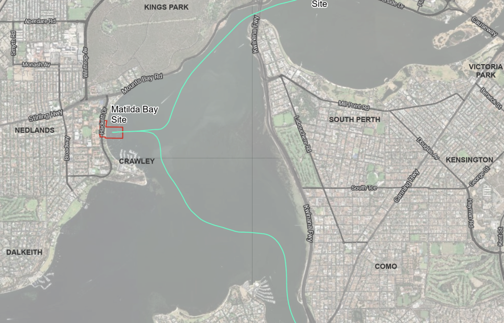 Construction of new ferry terminals at Matilda Bay and Applecross under the METRONET program, expanding Perth’s Swan River transport network.