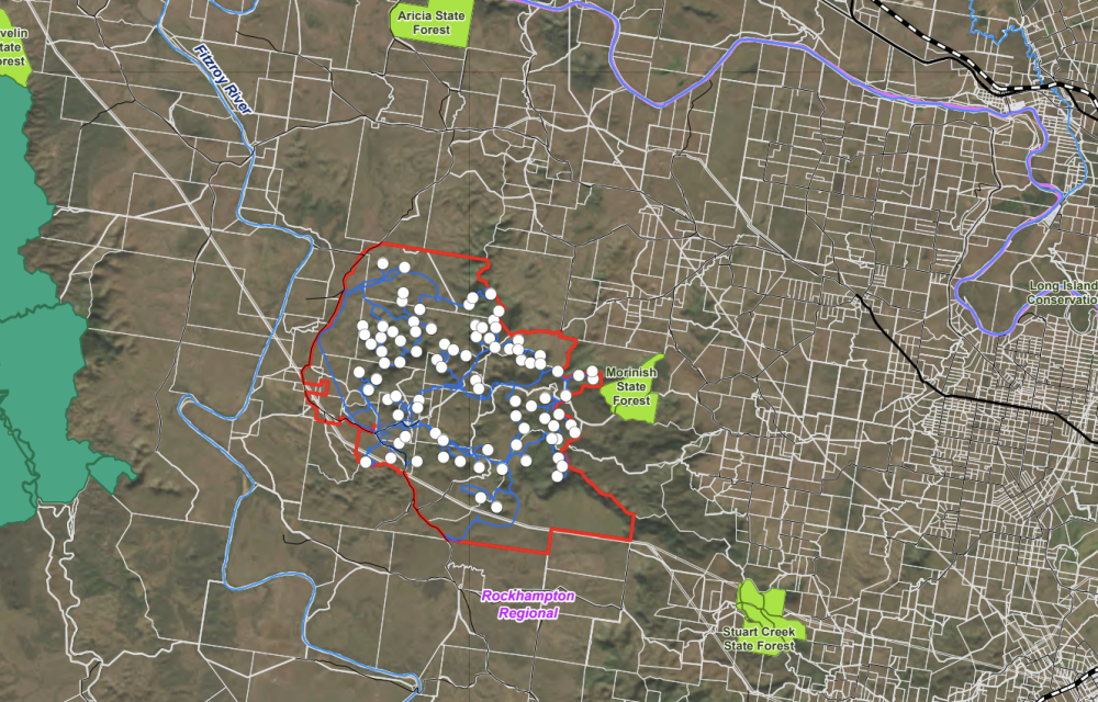 The proposed Moonlight Range Wind Farm is near Rockhampton where 88 turbines and a battery storage system are planned.